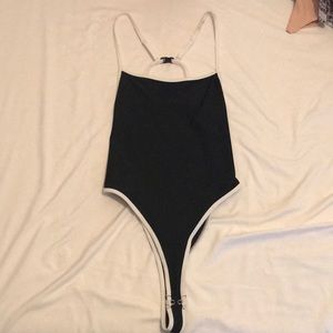 Black Backless bodysuit
